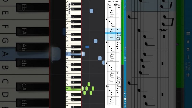 Yo Perreo Sola - Bad Bunny #pianotutorial #synthesia #synth #ноты #sheetmusic