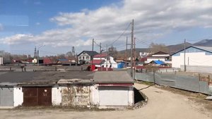 Г. Южно-Сахалинск поездка на рельсобусе РА-3 "Орлан" от вокзала Южно-Сахалинск до с.Дальнее.ВЕСНОЙ.