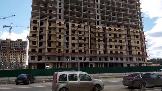 ?️ Томилино парк. Продвижение строительства третьей очереди. Расколбас тротуаров и газонов. смотреть онлайн