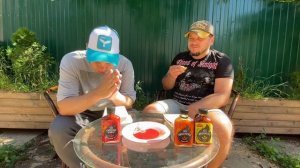 Проверка Остроты / Острые соусы с Carolina Reaper, Ghost Pepper, Habanero