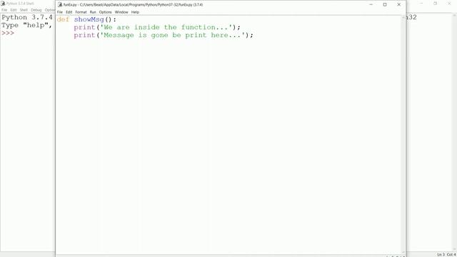 #15 Getting Start With Python | Functions in Python Part - I