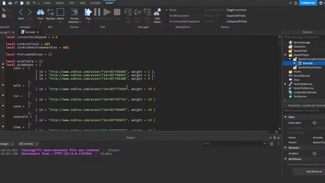 How to change default Roblox Animations!(Roblox Studio Scripting Tutorial 2022) смотреть онлайн