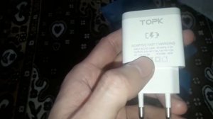 Быстрая зарядка 3 A TOPK 18 Вт, USB зарядное устройство для мобильного телефона