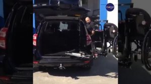 Robotic arm loads/unloads wheelchairs from cars in just 25 seconds