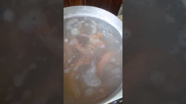 Тигровые креветки на мангале в Псырцхе(1)