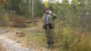 НИВА ШЕВИ с прицепом по лесным дорогам. Осень Октябрь 2014.
