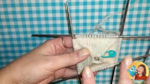 Вязаный шар спицами