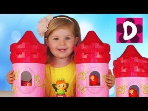 ✿ Супер ЗАМОК Маленькая ПРИНЦЕССА И ПОНИ Princess Pony MEGA BLOKS unboxing New Toys