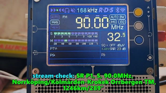 13.08.2023 09:09UTC, [Ms], SR P1, Швеция (первая программа гос. радио), 90.0МГц, 1246км