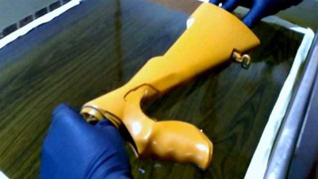 Аквапринт приклада ружья от плохих парней из AquaGraphics SPb смотреть онлайн