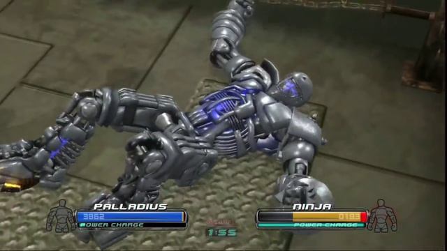 Живая сталь игра (Real steel the video game PS3/Xbox360)-проверка силы