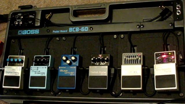 Boss BCB-60 Pedal Board TU-2, GE-7, MT-2, BD-2, CE-5, DD-3 Ebay Demo смотреть онлайн