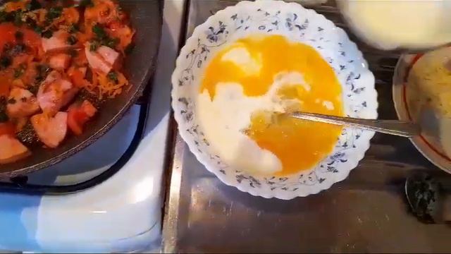 Омлетная Пицца  Идеально на Завтрак !!! смотреть онлайн