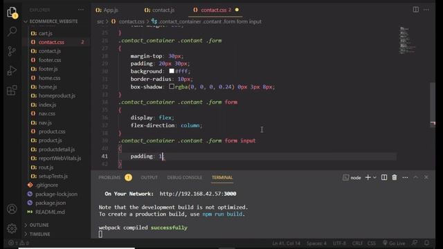 E-commerce website using React JS part 5 | website with react JS | #reactjs #ecommerce #website