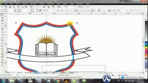 School Logo Design Part 1 # Class.16 CorelDraw X5