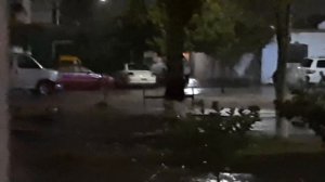 16 De Agosto lluvia en Torreon Coah. Mexico