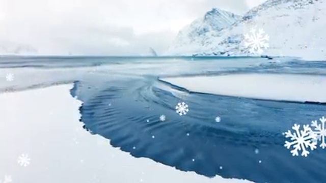 Снег и лёд. Музыка Сергея Чекалина. Красивая расслабляющая музыка смотреть онлайн