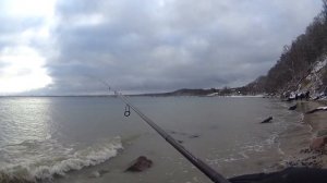 Ловля кумжи в Балтийском море. Gdynia Orlowo.