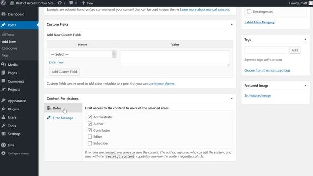 How To Restrict Access To Areas Of Your WordPress Website смотреть онлайн