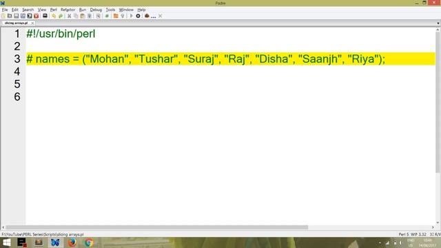 8. PERL - Slicing Arrays | Suraj Mundalik смотреть онлайн