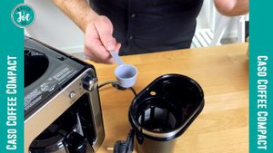 Friskkværnet kop kaffe - Bogstaveligt! Caso Coffee Compact kaffemaskine Unboxing | MoccaJoe.dk