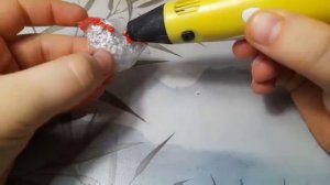 как сделать брелок из 3д ручки!