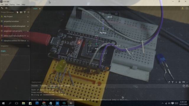 XOD | ESP 32 Led Blinking with XOD.io Visual Program смотреть онлайн