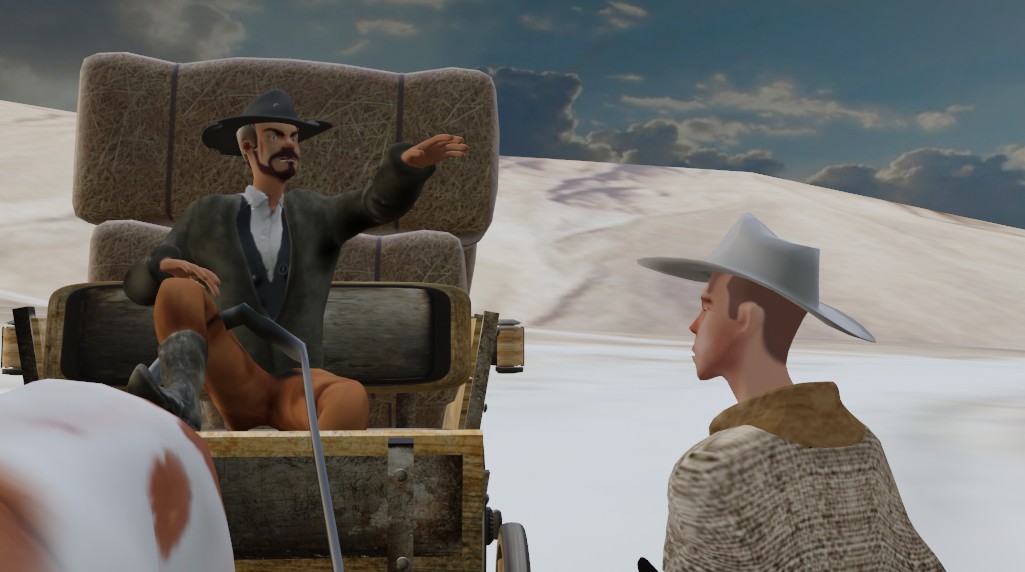 BLENDER 3.6 Сцена 3 подготовка к долгой беседе