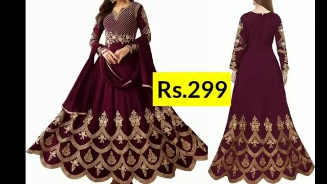 Buy Latest Party Wear Gown ₹299/- Gown In Cheapest Price / 2023 Best Party Wear Gown смотреть онлайн