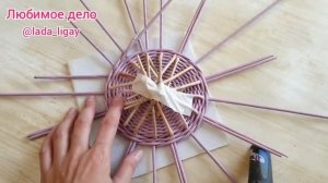 Моменты плетения чашки с блюдцем. Запись эфира с Инстаграм от 02.07