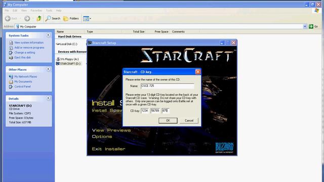 Starcraft Old CD Key Hack смотреть онлайн