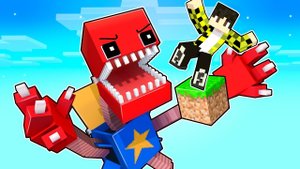 Выживание на ОДНОМ БЛОКЕ с БОКСИ БУ в майнкрафт ! BOXY BOO PROJECT PLAYTIME ONE BLOCK MINECRAFT SCP