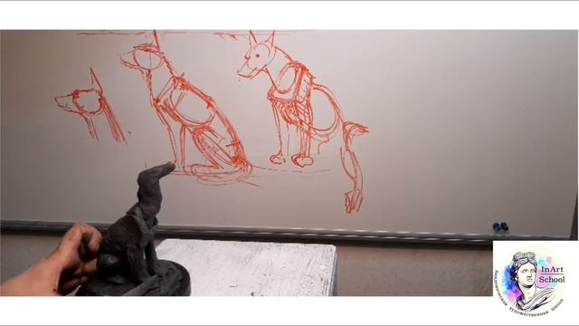 Урок по скульптуре. Лепим собаку ?? смотреть онлайн