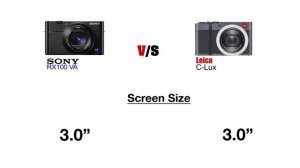 SONY RX100 VA vs Leica C Lux