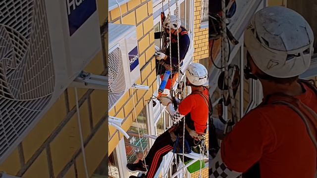 МСК ПРОМТЕХАЛЬП ☎️+7495641884 заказать услуги альпинитов по утеплению и герметизации швов в Москве🧗