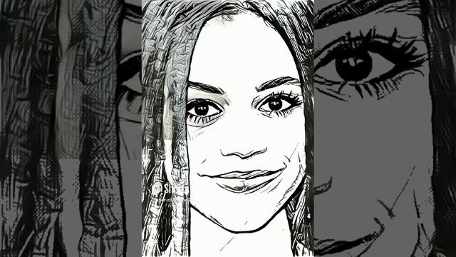 Draw the Jenna Ortega Smile