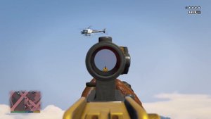 GTA 5 - Michael's FIVE STAR COP BATTLE ON THE MAZE BANK TOWER (GTA V Funny Moments)