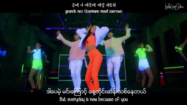 Kim Chungha - Roller Coaster ( Myanmar Sub )