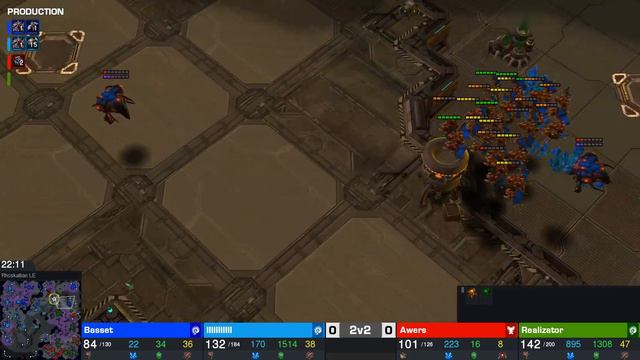 Шоуматч 2x2 Awers vs Basset смотреть онлайн