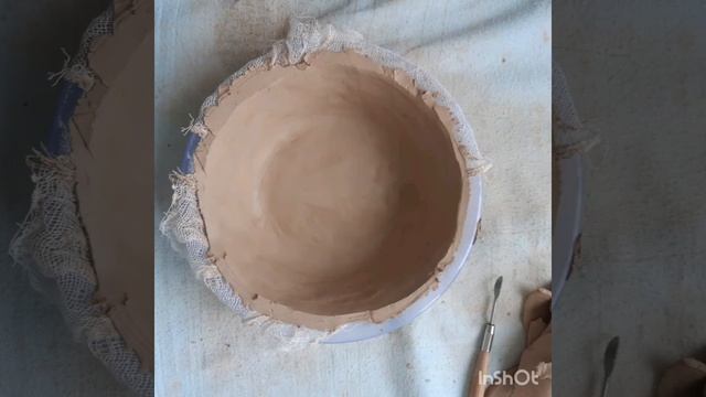 Лепка пиалы из глины