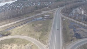 Развязка у нового моста