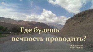 Где будешь вечность проводить?.. (свидетельство)