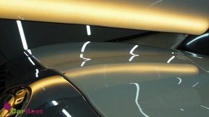 Удаление вмятины на капоте Skoda Octavia A5 без покраски. Результат PDR технологии устранения вмяти