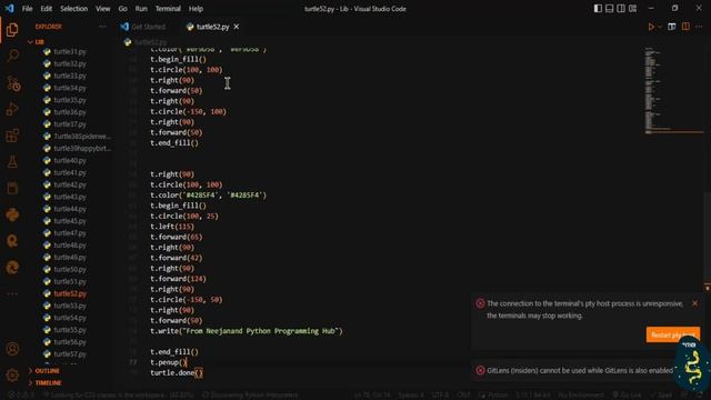 Google Logo Using Python Turtle Code | Python Programming Hub