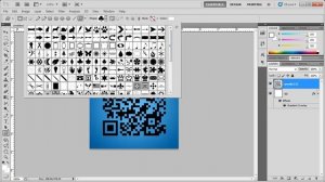 Adding a Logo into a QR Code - Photoshop