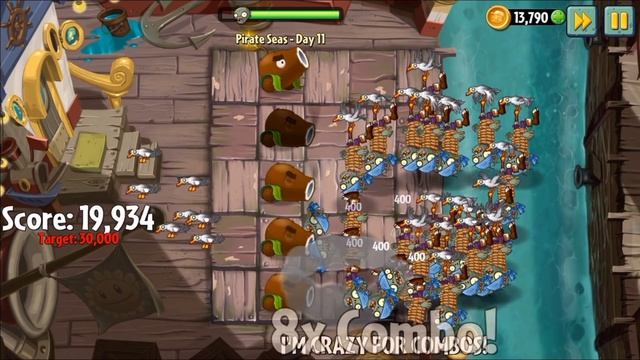 РАСТЕНИЯ ПРОТИВ ЗОМБИ-ПУШЕК - PLANTS VS ZOMBIES 2 смотреть онлайн