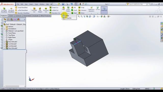 SolidWorks Practice Video смотреть онлайн