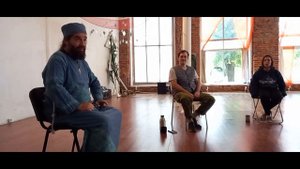 Горловое пение  Хоомей  Фрагмент занятия с Александром Журавлём