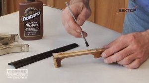 Ремонт грифа скрипки протеиновым клеем -  Titebond® Liquid Hide Glue